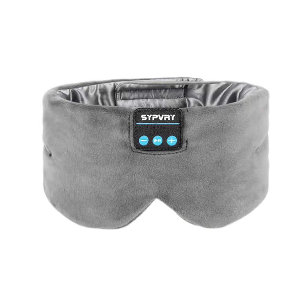 Sleeping Headphones Bluetooth Eye Mask for Women Men, Wireless Music Blackout Masks for Side Sleepers Insomnia Travel Gift